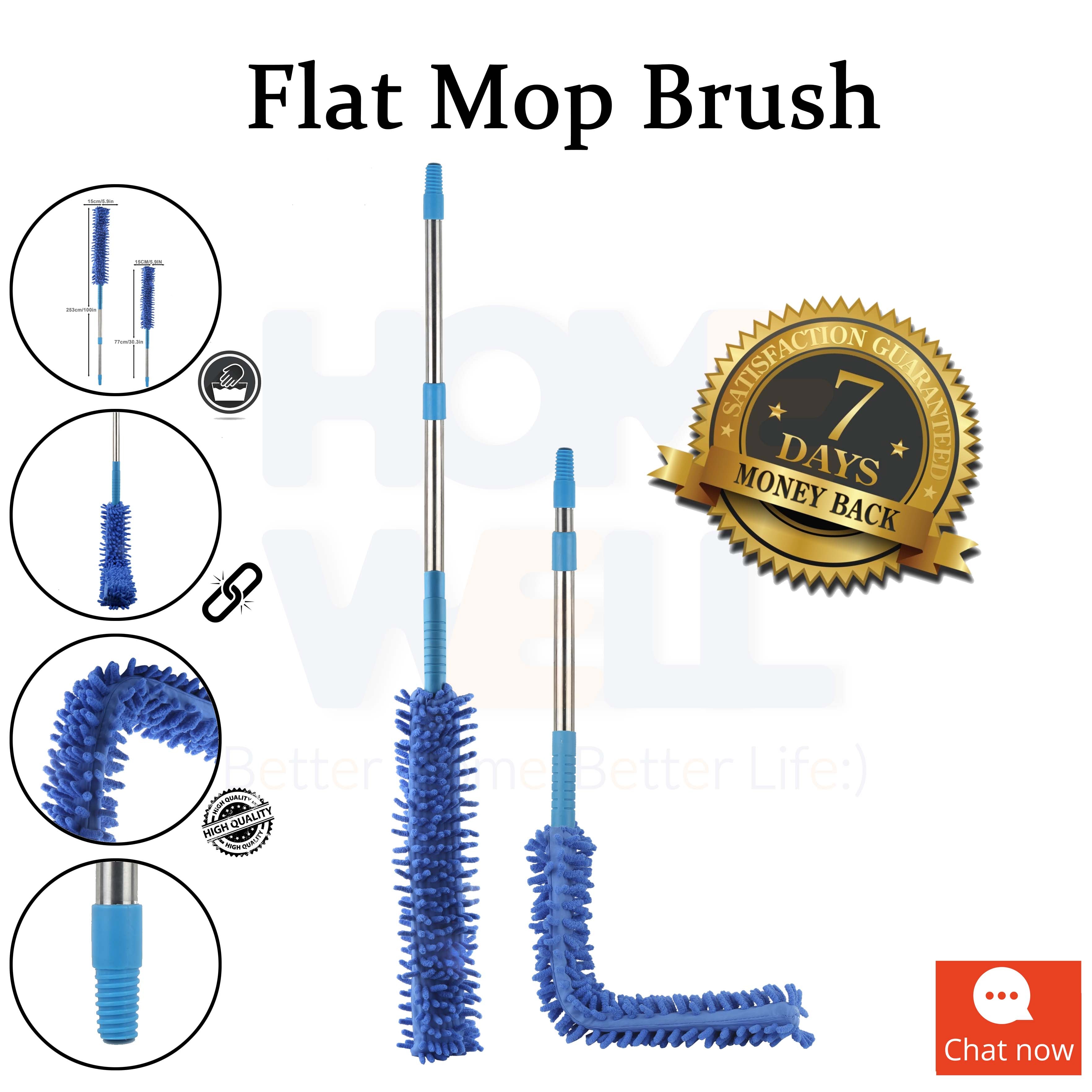 Flexible Microfiber Cleaning Duster with free Mop Holder